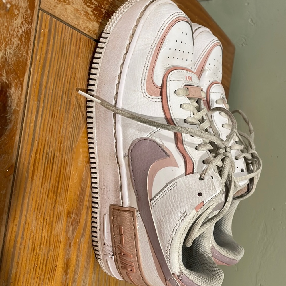 Moderately worn Nike Shadow Air Force 1